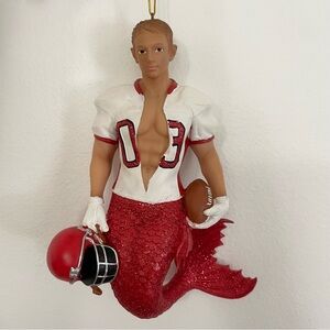 ULTRA RARE VINTAGE DECEMBER DIAMONDS 2008 TOUCHDOWN IN BOX CHRISTMAS ORNAMENT